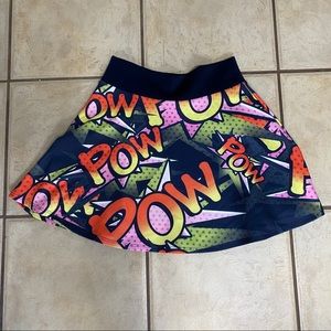 pop art skater skirt
